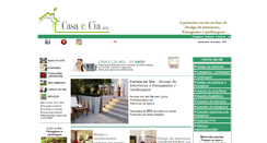 Desktop Screenshot of casaecia.arq.br