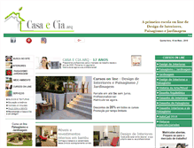 Tablet Screenshot of casaecia.arq.br